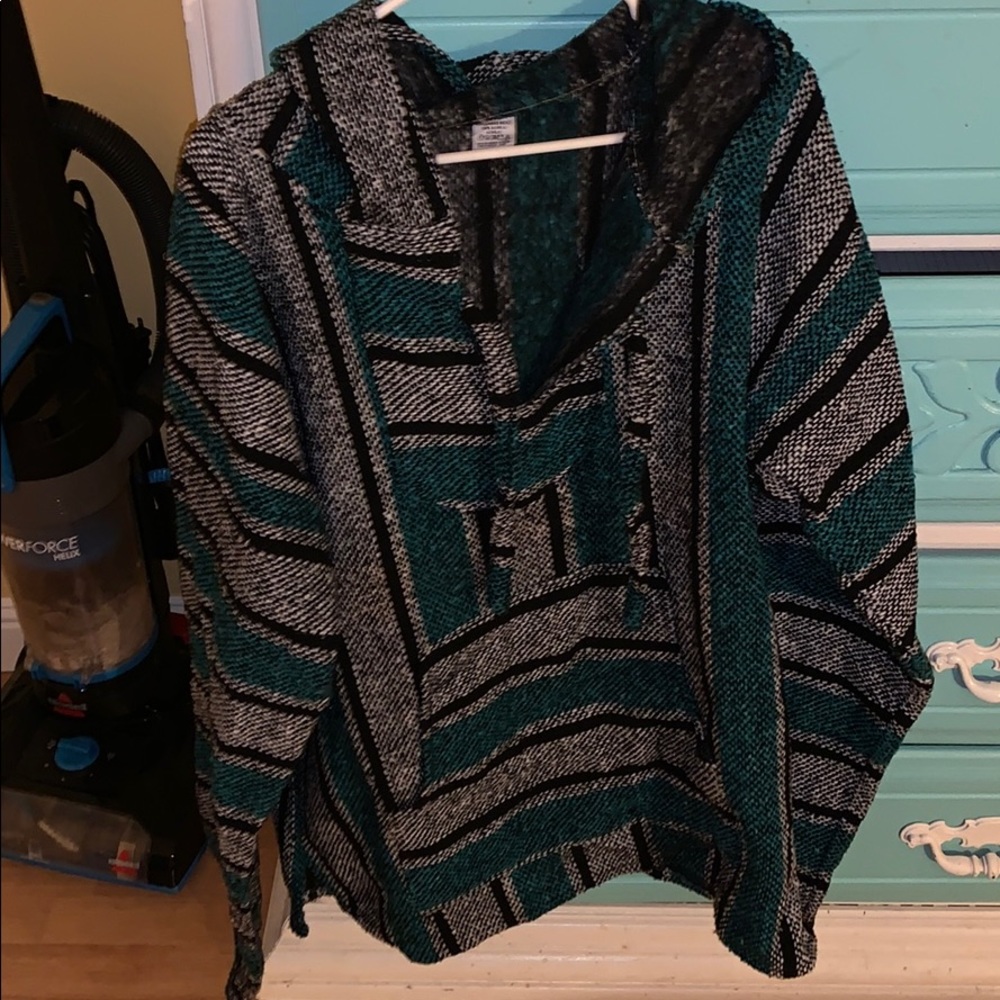 striped hoodie